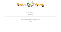 Desktop Screenshot of happypetpalaces.com